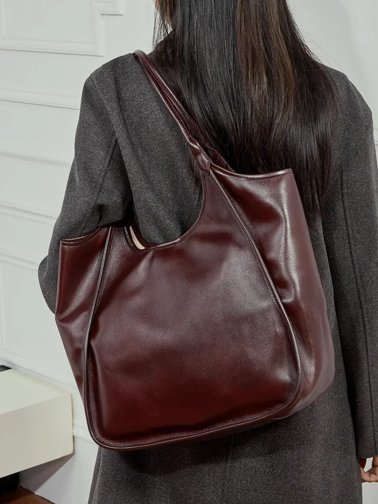 Soft Leather Carryall Tote — BODA leather handbag manufacturing