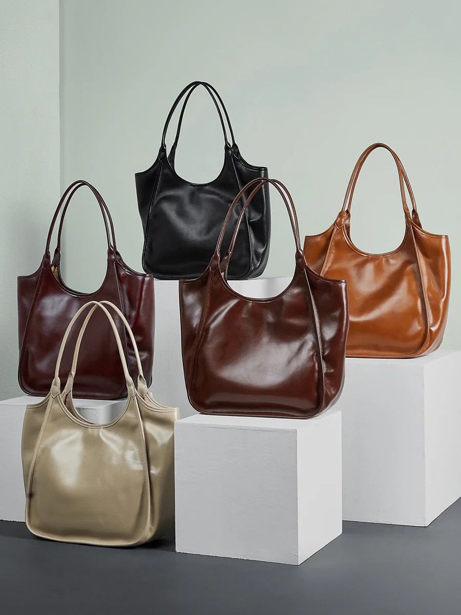 Soft Leather Carryall Tote — BODA leather handbag manufacturing