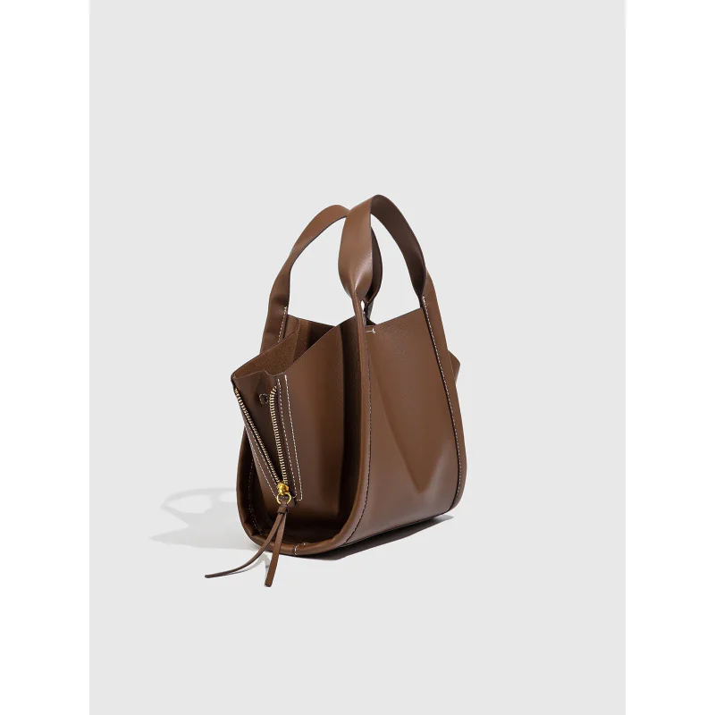 Winged Leather Tote — BODA leather handbag manufacturing