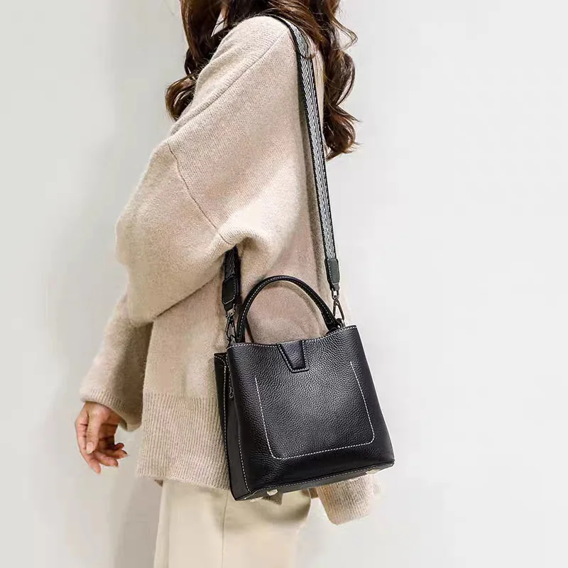 Compact Square Top Handle Bag — BODA leather handbag manufacturing