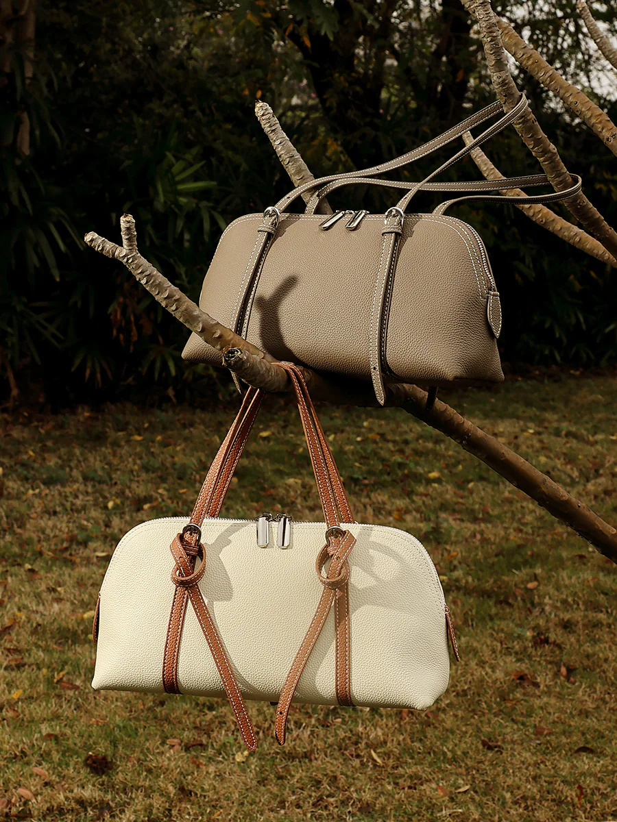 Dome Double-Handle Bag — BODA leather handbag manufacturing