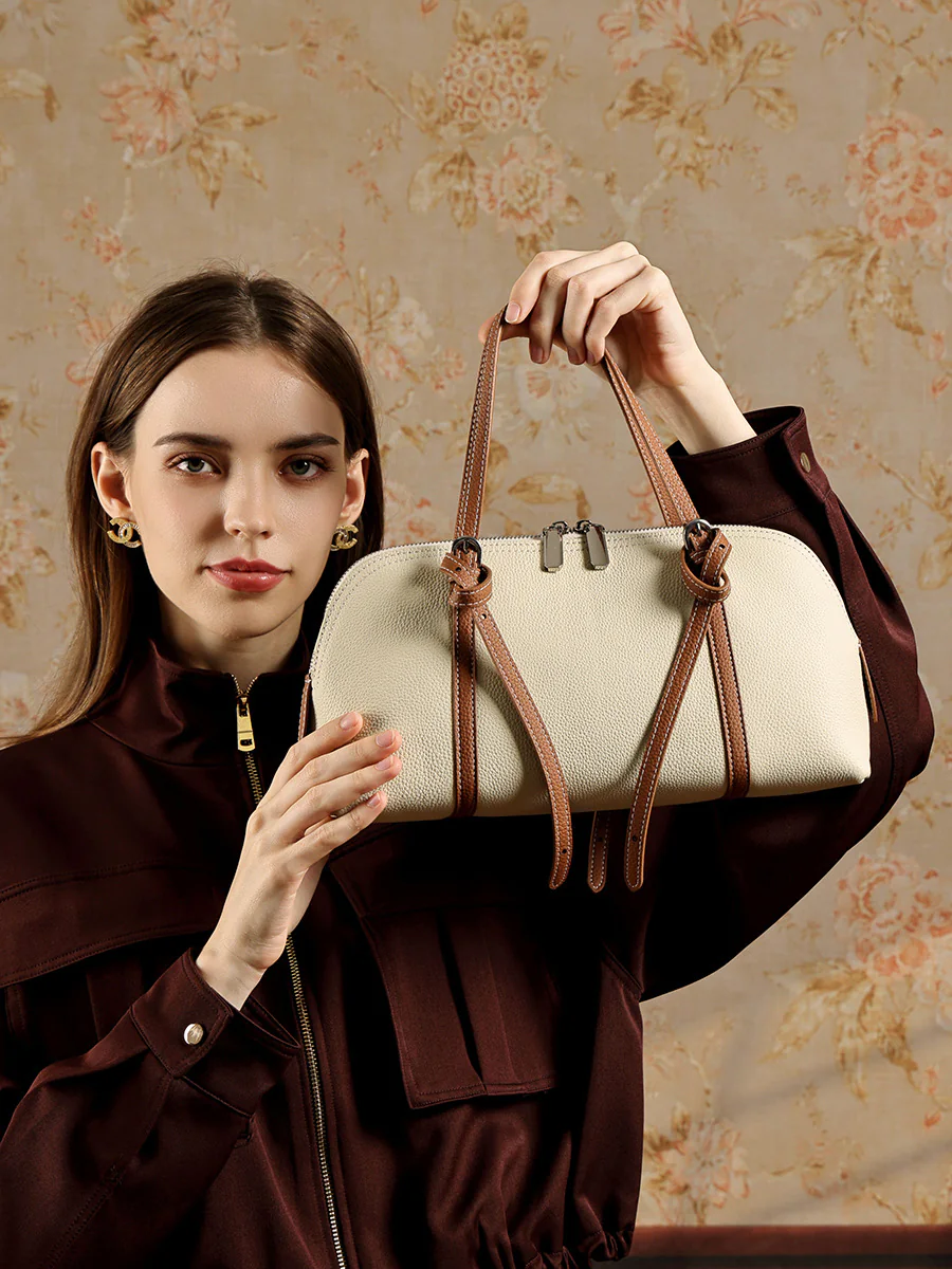 Dome Double-Handle Bag — BODA leather handbag manufacturing