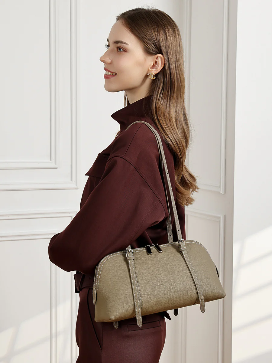 Dome Double-Handle Bag — BODA leather handbag manufacturing