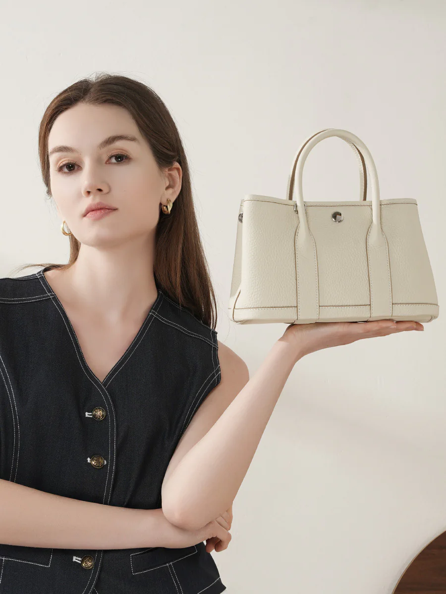 Mini Double-Handle Bag — BODA leather handbag manufacturing