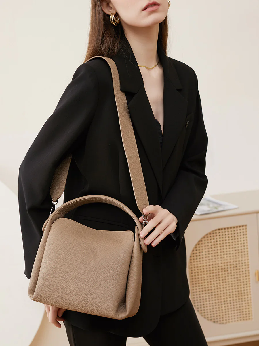 Soft-Form Top Handle Bag — BODA leather handbag manufacturing