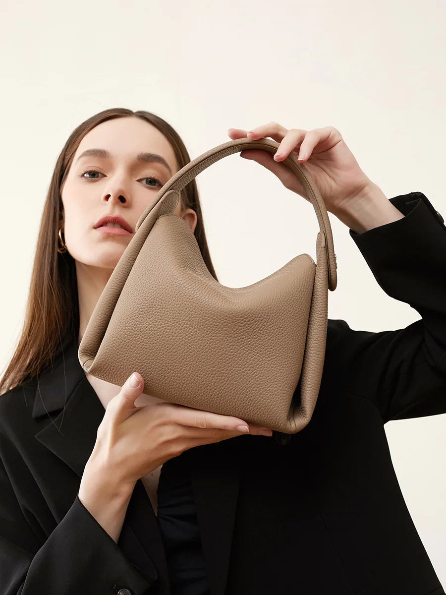 Soft-Form Top Handle Bag — BODA leather handbag manufacturing